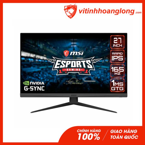 Màn hình máy tính MSI 27 Inch Optix G273QF WQHD 2K IPS 165Hz 1ms G-Sync Gaming
