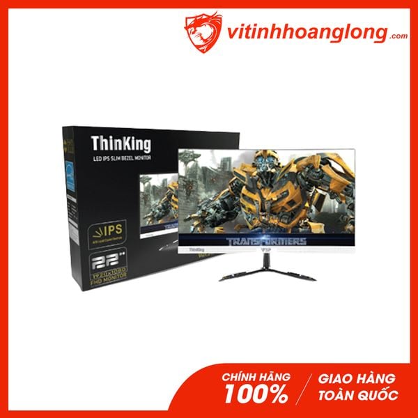 Màn hình máy tính VSP 21.5 Inch Full Viền V2211S 75Hz trắng - đen