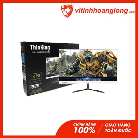  Màn hình máy tính VSP 21.5 Inch Full Viền V2211S FHD HVA 75Hz trắng - đen 