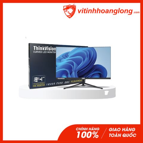  Màn hình máy tính VSP 24 Inch Cong FHD PVA 2ms VL24 75Hz ( IP2410Q ) ĐEN 