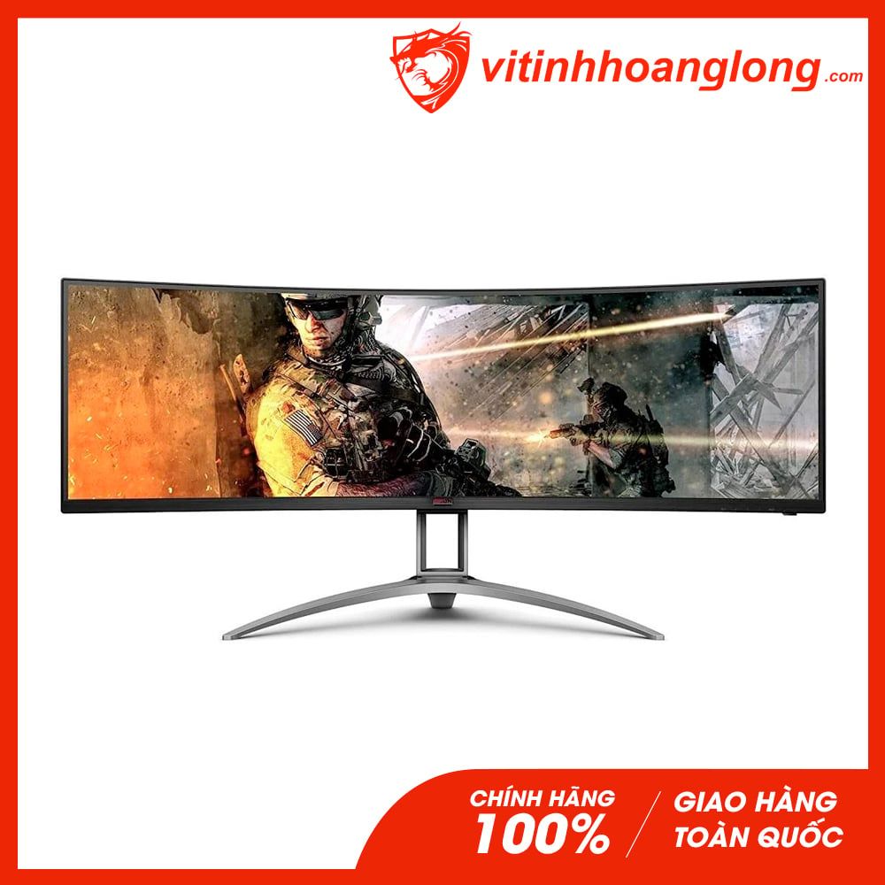 Màn hình máy tính AOC AGON 49 Inch Cong AG493UCX/74 QHD (5K Dual QHD/ VA/ 120Hz/ 1ms/ HDR/ 1800R/ Freesync) Gaming