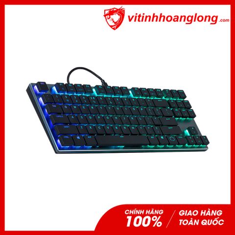  Bàn Phím Cơ Cooler Master SK630 MX Cherry Low Profile Red Switch RGB TKL (Đen) SK-630-GKLR1-US 