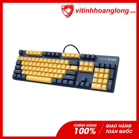  Bàn Phím cơ Rapoo V500Pro Yellow Blue 