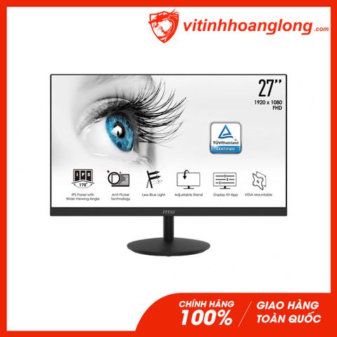  Màn hình máy tính MSI 27 Inch PRO MP271 FHD IPS 5ms 75Hz 