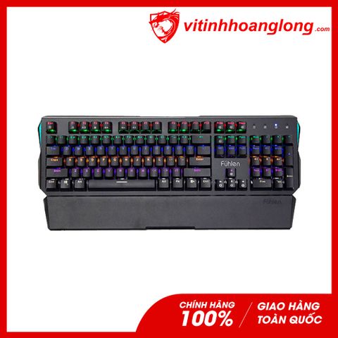  Bàn Phím Cơ Fuhlen Destroyer Led Rainbow Switch Quang Học (Đen) 