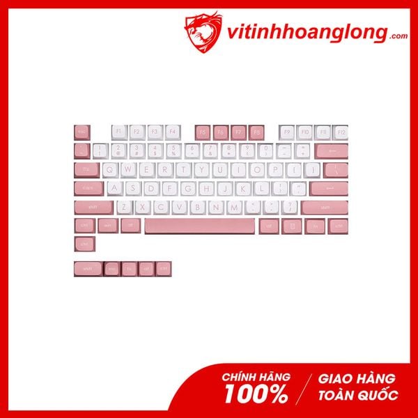 Bộ Keycap Ajazz Peace Kitty PBT, nhựa PBT đúc 2 lớp