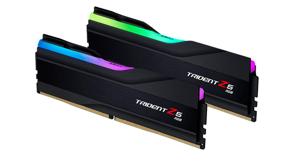  Ram GSkill Trident Z5 RGB Black 32G | 16x2, DDR5, 5200MHz F5-5200J4040A16GX2-TZ5RK 
