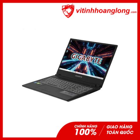 Laptop Gigabyte G5 51S1121SH: i5 11400H, VGA RTX 3050 4G, Ram 16G, SSD NVMe 512G, Win10, RGB Keyboard, 15.6 inch FHD IPS 144Hz (Đen) 
