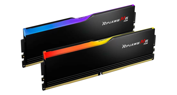  Ram GSkill Ripjaws M5 RGB Black 96GB | 2x48GB, DDR5, 5200MHz (F5-5600J4040D48GX2-RM5RK) 