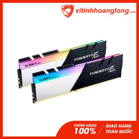  Ram PC DDR4 Gskill 16G Bus 3600 Trident Z NEO RGB (F4-3600C18D-16GTZN) (2x 8GB) 