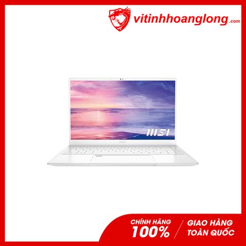  Laptop Msi Prestige 14 A11SC-203VN: I7 1195G7, GTX 1650 4G, Ram 16G, SSD NVMe 512G, Win10, Led Keyboard, 14 inch FHD IPS (White) 