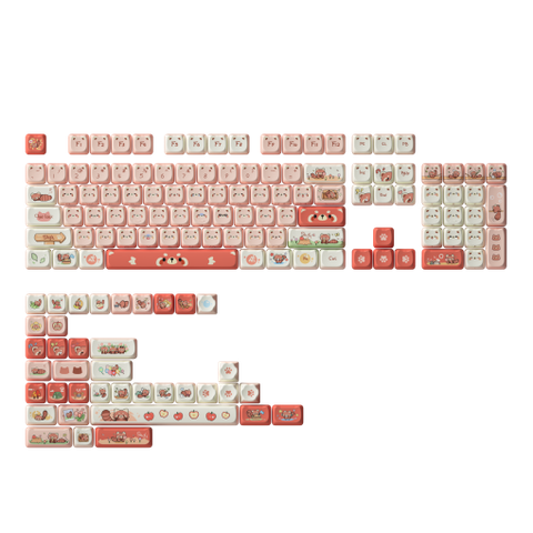  Keycap Akko Raccoon MAO Keycap Set (142-Key) 