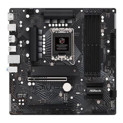  Mainboard ASRock B760M PG Lightning | Intel B760, Socket 1700, Micro ATX, 4 khe DDR5 