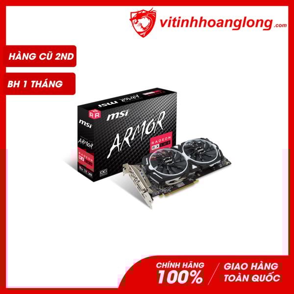  Card màn hình VGA Msi Miner RX 580 8GB Cũ 