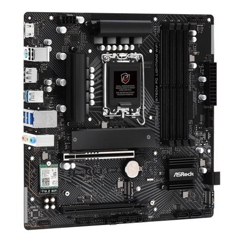  Mainboard ASRock B760M PG Lightning WiFi | Intel B760, Socket 1700, Micro ATX, 4 khe DDR5 