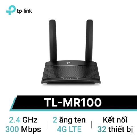  Router Wifi 4G TP-Link TL-MR100 300Mbps 