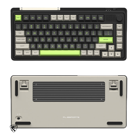  Bàn phím FL-Esports CMK75 Không dây Desert Grey Blue FLCMMK Ice Violet 