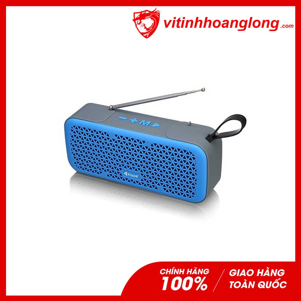 Loa Bluetooth Kisonli KS-1982 (Xanh Dương)