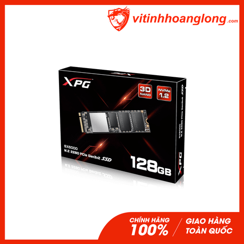  Ổ cứng SSD Adata 128GB SX6000NP (NVMe PCIe/ Gen3x4 M2.2280/ 1800MB/s/ 600MB/s) 