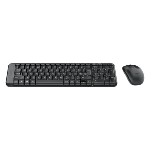  Combo Phím Chuột Không Dây Logitech MK220 Chính Hãng (Đen) 