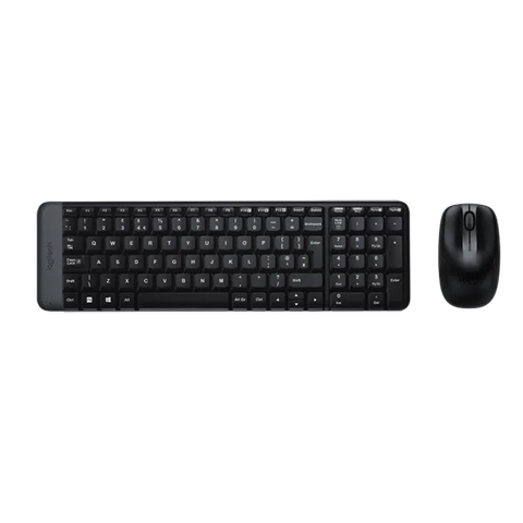  Combo Phím Chuột Không Dây Logitech MK220 Chính Hãng (Đen) 