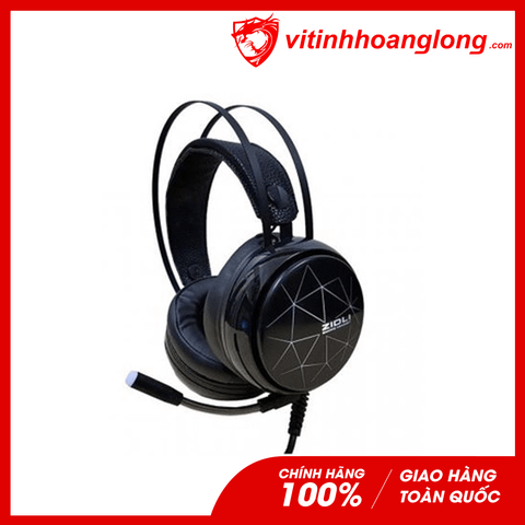  Tai nghe Zidli ZH12S 7.1 Surround Gaming Led RGB (Đen) 