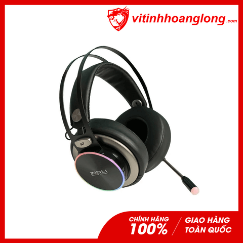  Tai nghe Zidli ZH20 7.1 Gaming Led RGB (Đen) 