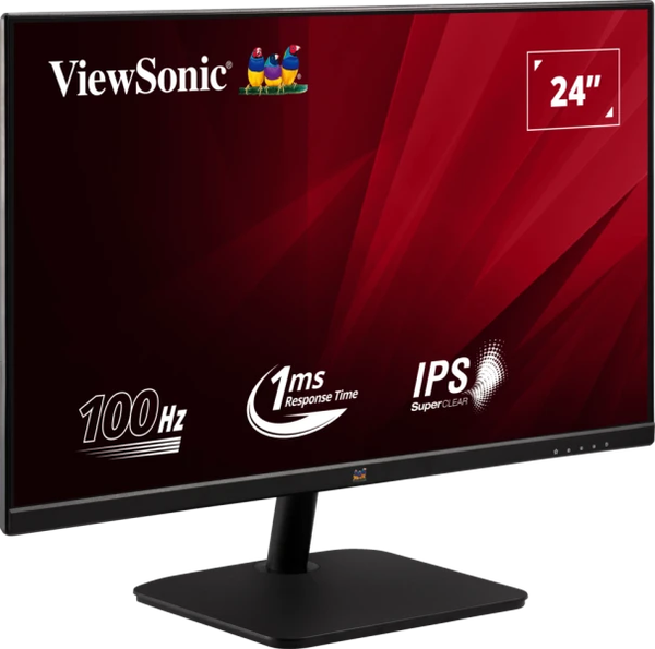  Màn hình văn phòng Viewsonic VA2432-H | 24 inch FHD IPS 100Hz 1ms đen 