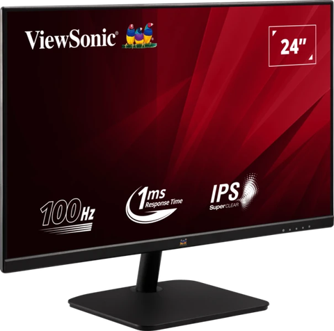  Màn hình văn phòng Viewsonic VA2432-H | 24 inch FHD IPS 100Hz 1ms đen 