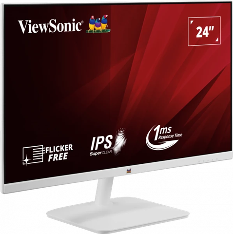  Màn hình văn phòng Viewsonic VA2432-H | 24 inch FHD IPS 100Hz 1ms trắng 