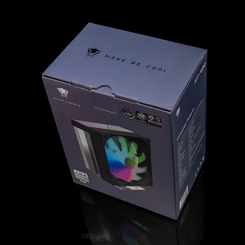  Tản nhiệt khí CPU Leopard KF400 Led RGB - Đen (Support 2011) 