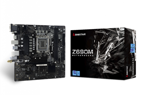  Mainboard Biostar Z690MX2-E D4 WiFi Socket | Có Socket WiFi & Card Intel 