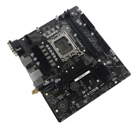  Mainboard Biostar Z690MX2-E D4 WiFi Socket | Có Socket WiFi & Card Intel 