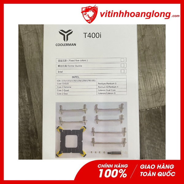  Tản nhiệt khí CPU CoolerMan T400i RGB 