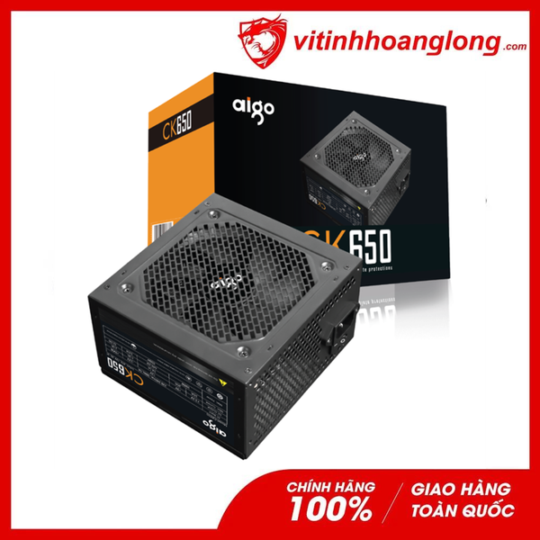  Nguồn máy tính AIGO CK650 PRO 85 PLUS EFFICIENCY 650W 