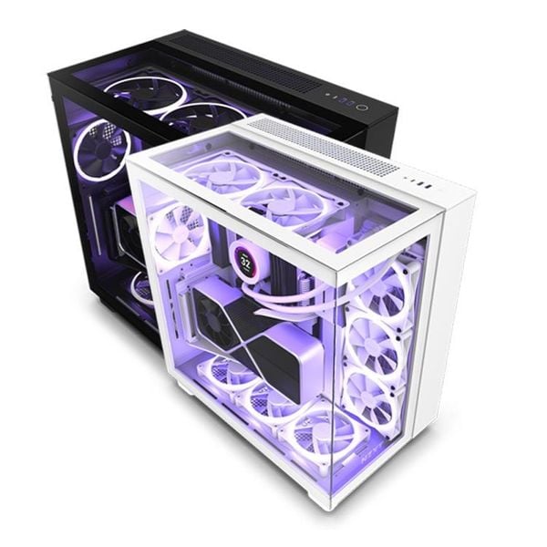 Thùng máy Case NZXT H9 Elite BLACK/WHITE 
