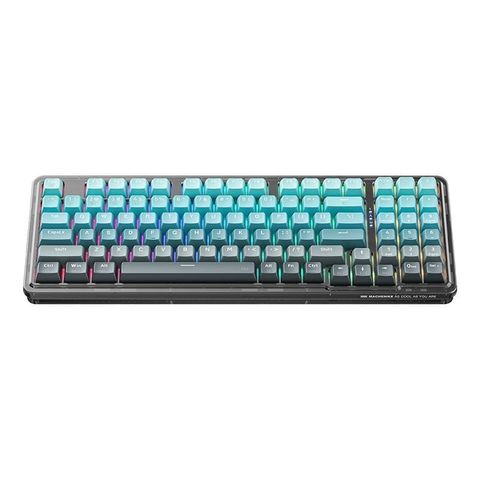  Bàn phím cơ Machenike K500F B94W | Wireless, Tri-mode RGB Cyan, GR Jade Switch 