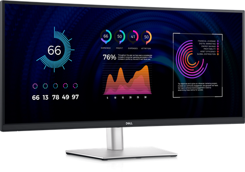  Màn hình Dell P3424WE | 34 inch WQHD IPS 60Hz 5ms USB-C 