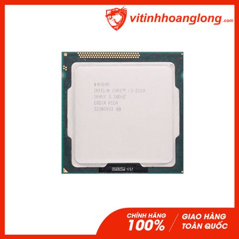  CPU Intel Core i3 2120 ( 3.3GHz, 2 Nhân 4 Luồng, Cache 3MB, Socket LGA 1155 ) TRAY chưa gồm Fan 