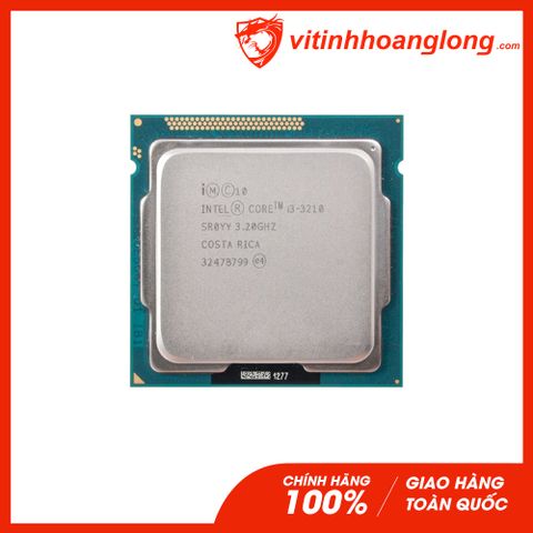  CPU Intel Core i3 3210 ( 3.20Ghz, 2 Nhân 2 Luồng, Cache 3MB, Socket LGA 1155 ) TRAY chưa gồm Fan 