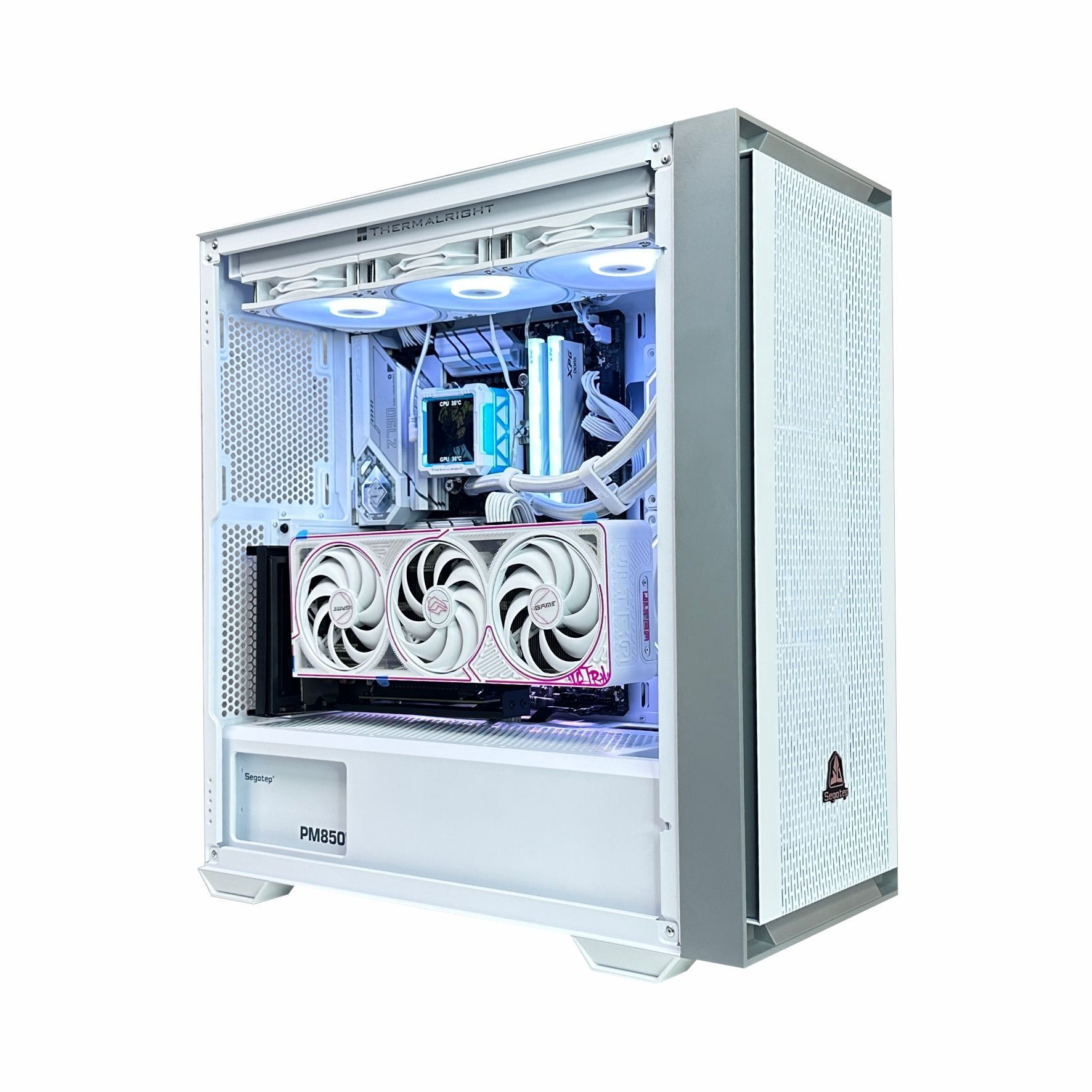 Bộ PC AI Core I9 14900K RTX 5070 12G TRẮNG Z790 WIFI RAM