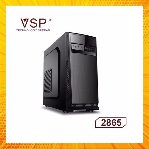  Vỏ case máy tính VSP 2865 Màu Đen - (mATX) 