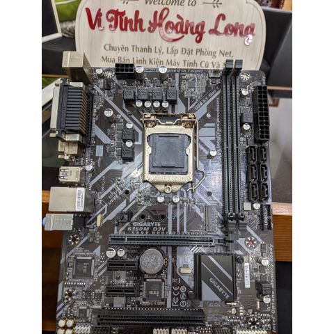  Mainboard GIGABYTE B360M-D3V hàng cũ 