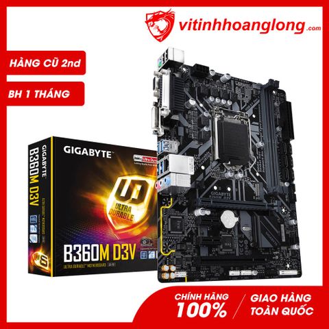  Mainboard GIGABYTE B360M-D3V hàng cũ 