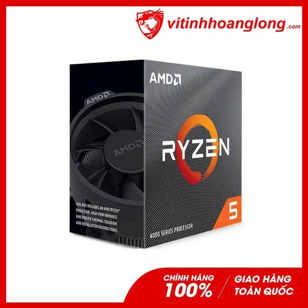 CPU AMD Ryzen 5 4500 ( 3.6GHz Up to 4.1GHz, Cache 8MB, 6 nhân 12 luồng, socket AM4 )