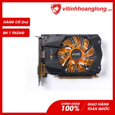  Card màn hình Zotac GTX750Ti 2GB 128bit DDR5 - HÀNG CŨ - BH 1T 