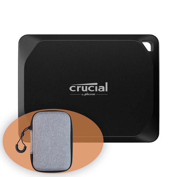  Ổ cứng SSD di động Crucial X10 Pro 2TB , Cổng giao tiếp USB type C, USB 3.2 Gen-2 2x2 (20Gb/s) 1TB R/W : 2.100/2.000 (MB/s) 