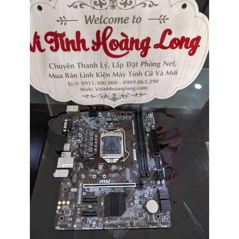  Mainboard | Bo mạch chủ MSI B360M PRO-VH Hàng cũ BH 1 Tháng 