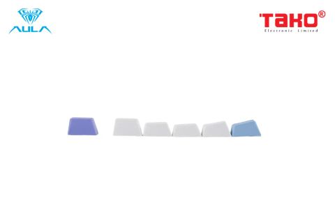  BÀN PHÍM CƠ GAMING CÓ DÂY LEOBOG Hi75 (Phiên bản xanh dương + trắng + tím/Grey wood V3 switch) 