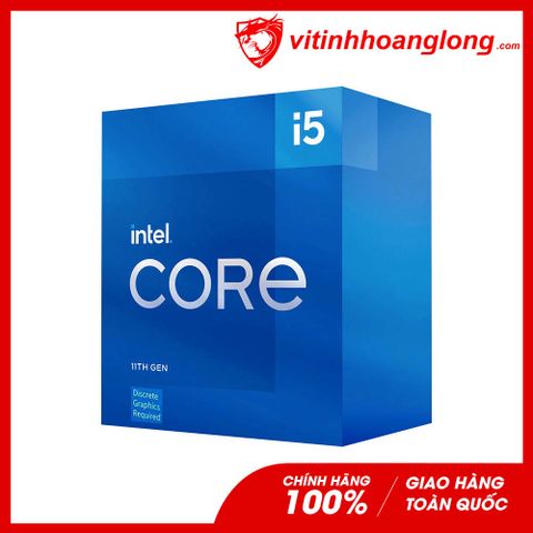  CPU Intel Core i5 11400F ( 2.6GHz Up to 4.4Ghz, 6 Nhân 12 Luồng, Cache 12MB, Socket LGA 1200 ) 